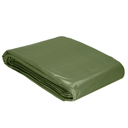 Plandeka 120g/m2 4x6m gruba płachta zabezpieczająca zielona