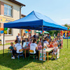Pawilon handlowy 3x6 m namiot handlowy ekspresowy na imprezy, targ, catering, niebieski