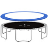 Siatka do trampoliny zewnętrzna z osłoną na sprężyny 427 cm 14 FT 8 słupków niebieska