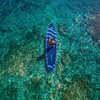 SUP 350 cm zestaw deska pompowana paddleboard do pływania z wiosłem i akcesoriami