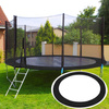 Osłona na sprężyny z siatką do trampoliny wewnętrzną 10FT 305 cm czarna