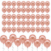 Balony 100 szt. urodzinowe, na wieczór panieński, wesele rose gold
