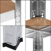 Regał metalowy magazynowy 5 półek 180x90x30cm 875kg do piwnicy, garażu