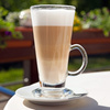 Filiżanki do kawy latte, deserów 280 ml komplet 6 szt. szklanek z uchem