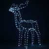 Renifer Led świąteczny 90 cm świetlna dekoracja do ogrodu biały zimny