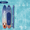 SUP 350 cm zestaw deska pompowana stand up paddleboard do pływania z siedziskiem, akcesoria