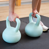Kettlebell miękki 6 kg ciężar do ćwiczeń, kula treningowa, fitness, turkusowy