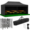 Pawilon handlowy 3x6 m namiot handlowy ekspresowy na imprezy, targ, catering, czarny