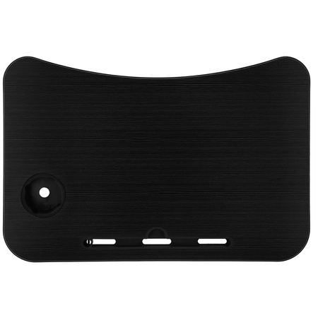Podstawka składana na komputer, mobilny stolik pod laptopa miejsce na kubek i tablet czarny
