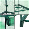 Regał foliowy, warzywniak ogrodowy UV-4 130g/m2 1,6x0,5x0,7 m zielony 
