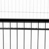 Kojec dla zwierząt wybieg dla szczeniaków klatka dla psa 184x94x100 cm czarna
