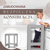Kitchen helper pomocnik kuchenny, podest dla dzieci 90 cm szary