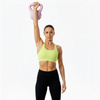Kettlebell do ćwiczeń 10 kg hantla, odważnik treningowy ABS kula różowa