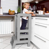 Kitchen helper pomocnik kuchenny, podest dla dzieci 90 cm szary