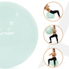 Piłka fitness 65 cm do ćwiczeń pilates i jogi z pompką, gimnastyczna, miętowa