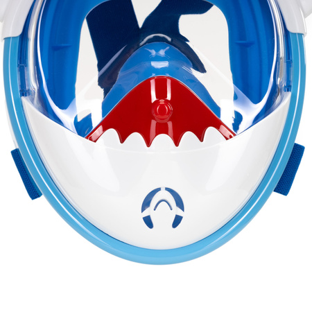 Maska do snorkelingu dla dzieci pełnotwarzowa, z fajką, AntiFog, DryTop do nurkowania