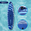 SUP 350 cm zestaw deska pompowana paddleboard do pływania z wiosłem i akcesoriami
