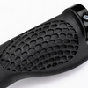 Gripy rowerowe ergonomiczne 22 mm, chwyty do kierownicy z podparciem dłoni, antypoślizgowe, skręcane czarne