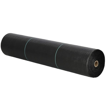 Agrowłóknina antychwastowa agrotkanina 90g czarna mata 1,6x10 m gruba  