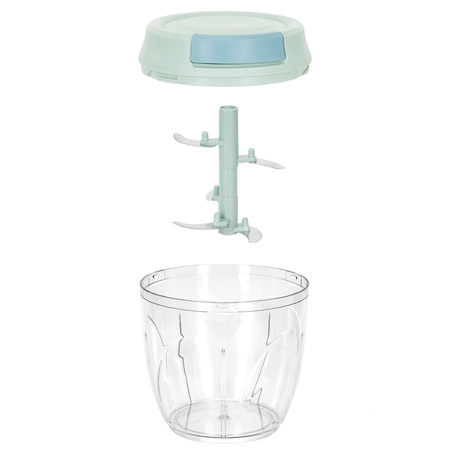 Siekacz ręczny do warzyw i owoców 900 ml, rozdrabniacz kuchenny sznurkowy, szatkownica do cebuli, czosnku, krajacz