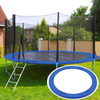 Siatka do trampoliny zewnętrzna z osłoną na sprężyny 366 cm 12 FT 8 słupków niebieska