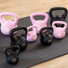 Kettlebell do ćwiczeń 10 kg hantla, odważnik treningowy ABS kula różowa