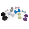 Hantle 2x3 kg hexagonalne do ćwiczeń fitness ciężarki zestaw 2 szt. szare