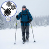 Kijki do chodzenia, nordic walking, trekkingowe, składane z regulacją wysokości, trzema nakładkami