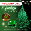 Lampki świąteczne 100 led zielone 8,5 m oświetlenie choinkowe
