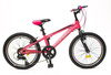 Rower dla dziewczynki MTB TOPVELO Corelli REGINA 20" rama 10" dziecięcy V-Brake różowy