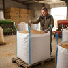 Worek Big Bag 1000 kg mocny na gruz kontener biały