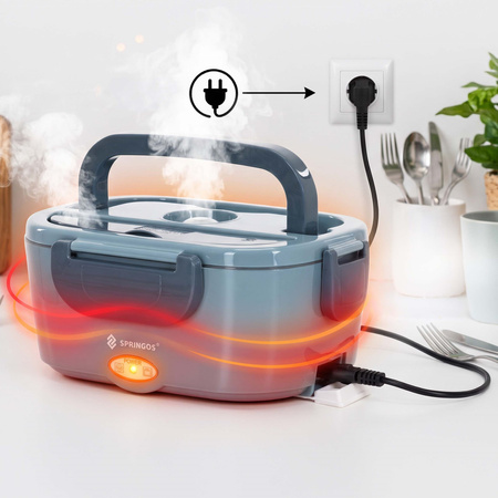 Pojemnik obiadowy, elektryczny 1,5l lunchbox podgrzewacz do jedzenia