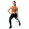 Kettlebell miękki 6 kg ciężar do ćwiczeń, kula treningowa, fitness, turkusowy