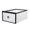 Organizer na buty z otwieraną szufladą 35x23x12 cm pudełko na buty przezroczyste