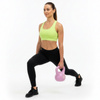 Kettlebell do ćwiczeń 8 kg hantla, odważnik treningowy ABS kula różowa